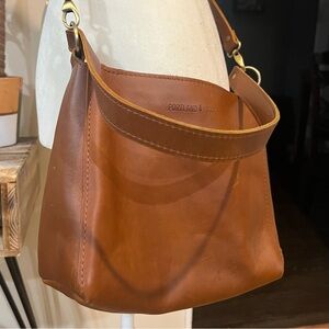 Portland Leather Triangle Shoulder Bag